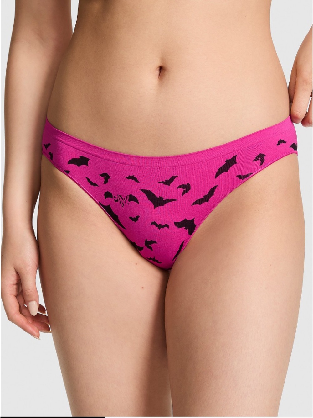 🖤VS Pink Halloween panty seamless bikini panty sz M NWT